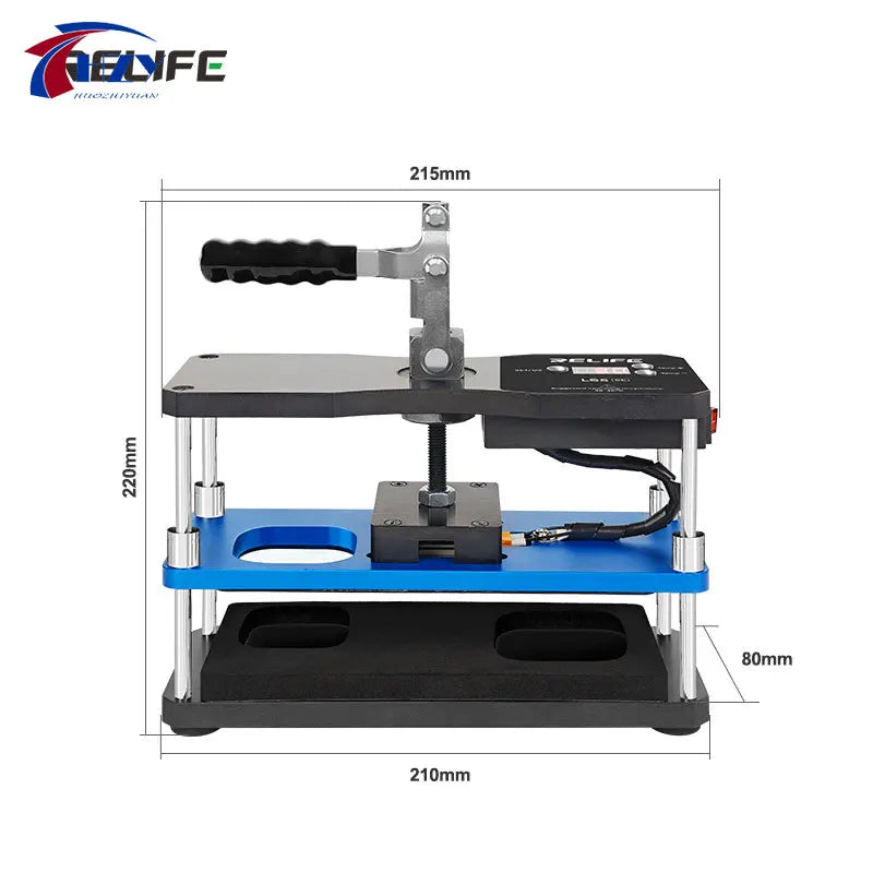Presse chauffante pour écran et coque arrière LS5 SE