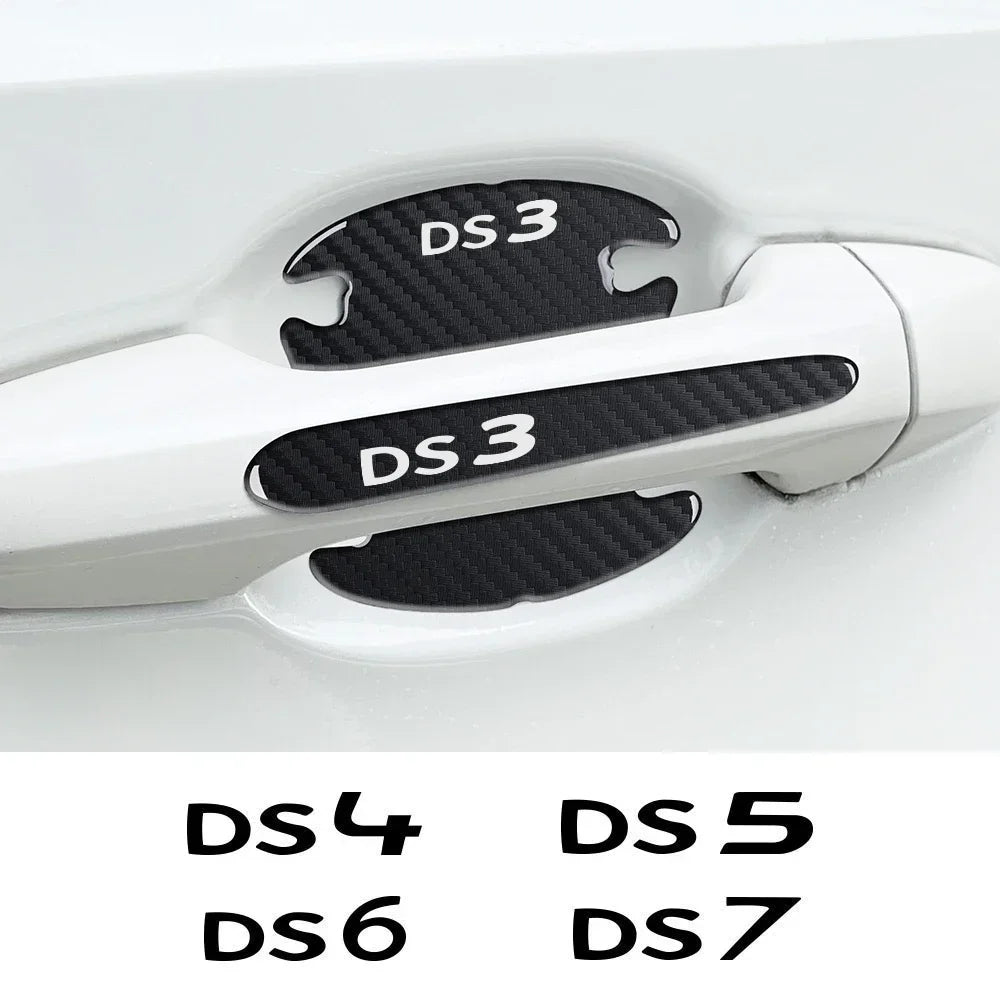 Protectores para el borde de las puertas del coche, para modelos DS y Citroën, juego de 4 piezas