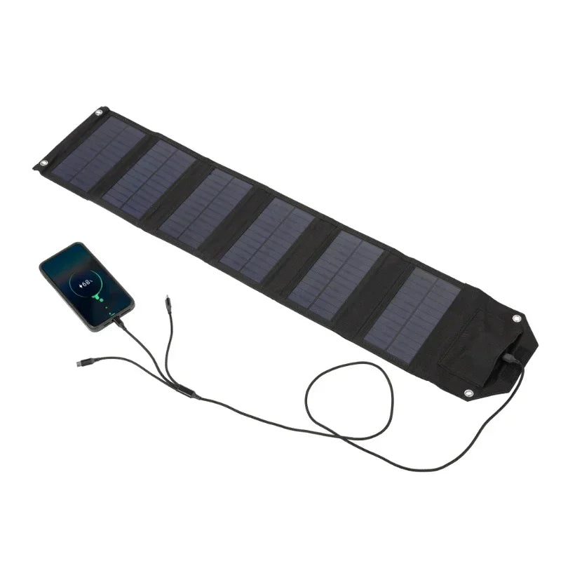 Folding USB Solar Panel - Power Options