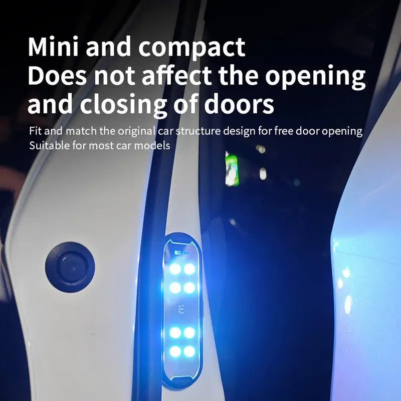 USB Rechargeable Magnetic Car Door Light with Seven Colours