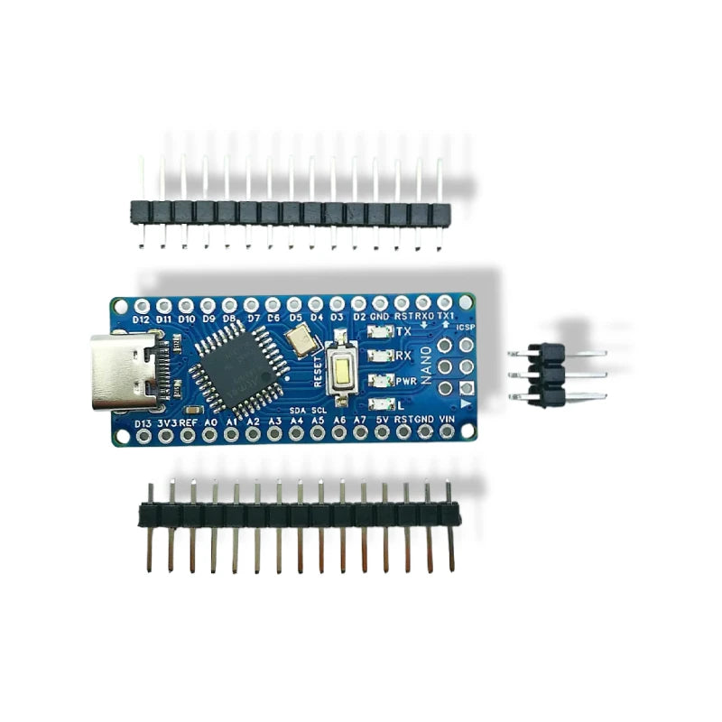 Kompatibelt Arduino Nano 3.0-kort, USB-C, ATmega328PB