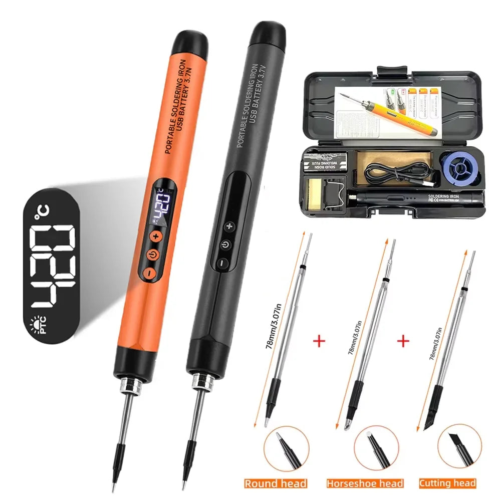 Cordless USB Soldering Iron - Sets and Tips