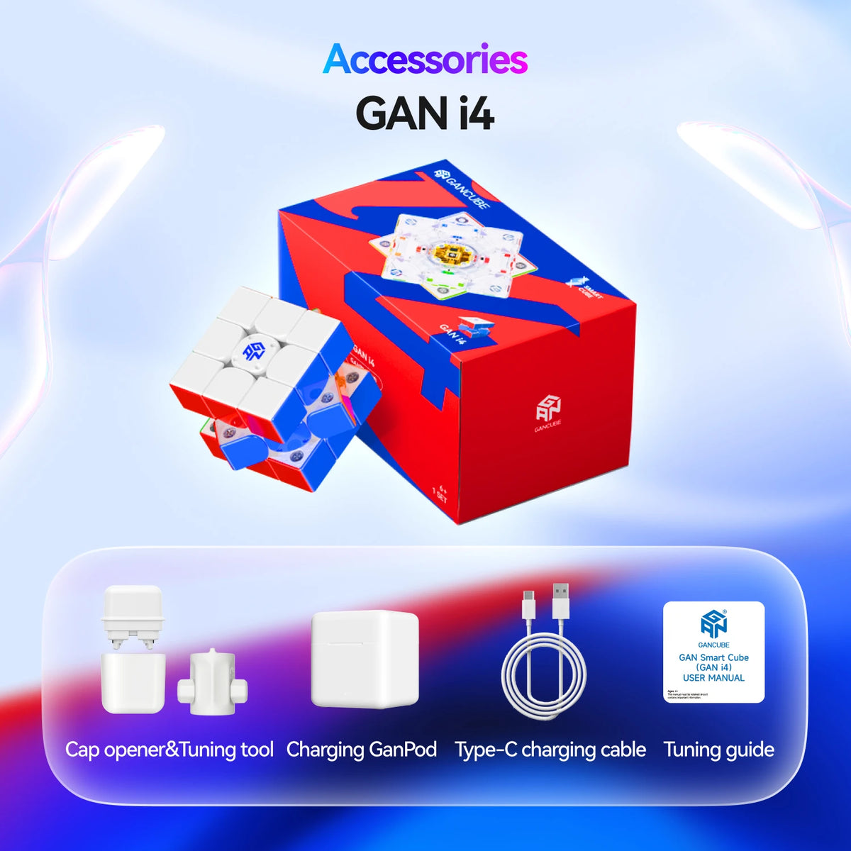 i4 Smart Magnetic 3x3 Puzzle Cube - Options