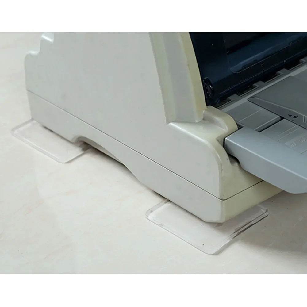 4pcs Anti Vibration Non-Slip Mat Washing Machine Silicone Pad Multifuncational Transparent Place Mats Home Bathroom Portable 