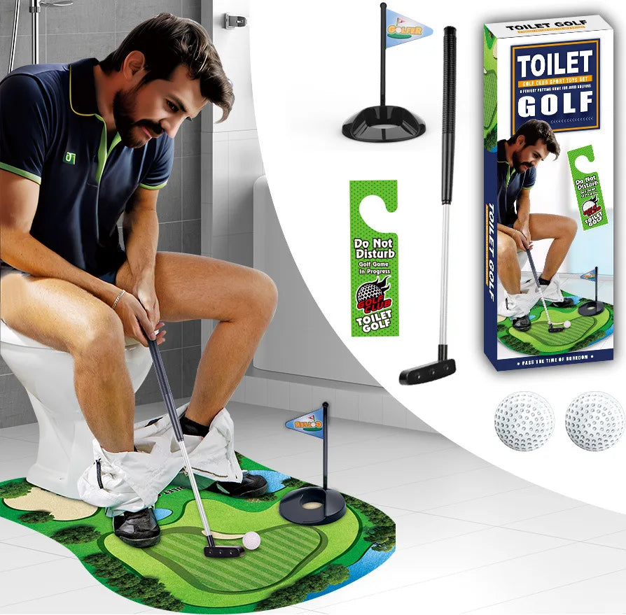 Toiletten-Golf-Simulator-Spielset