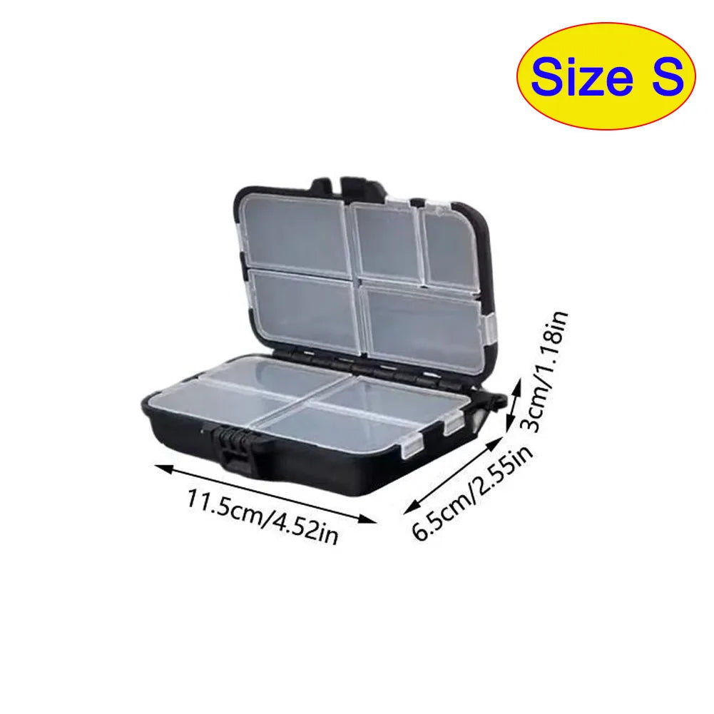 Caja de almacenamiento para señuelos de pesca de doble cara