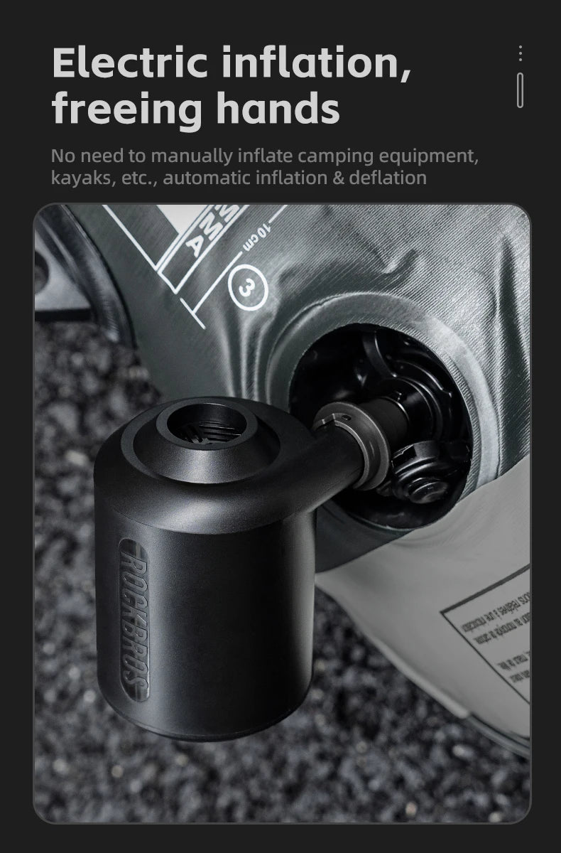 Wireless Electric Air Pump for Mattresses, Pools, and Inflatables