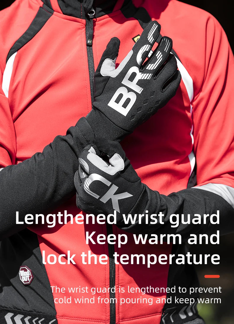 Thermal Cycling Gloves for Cold Weather Riding