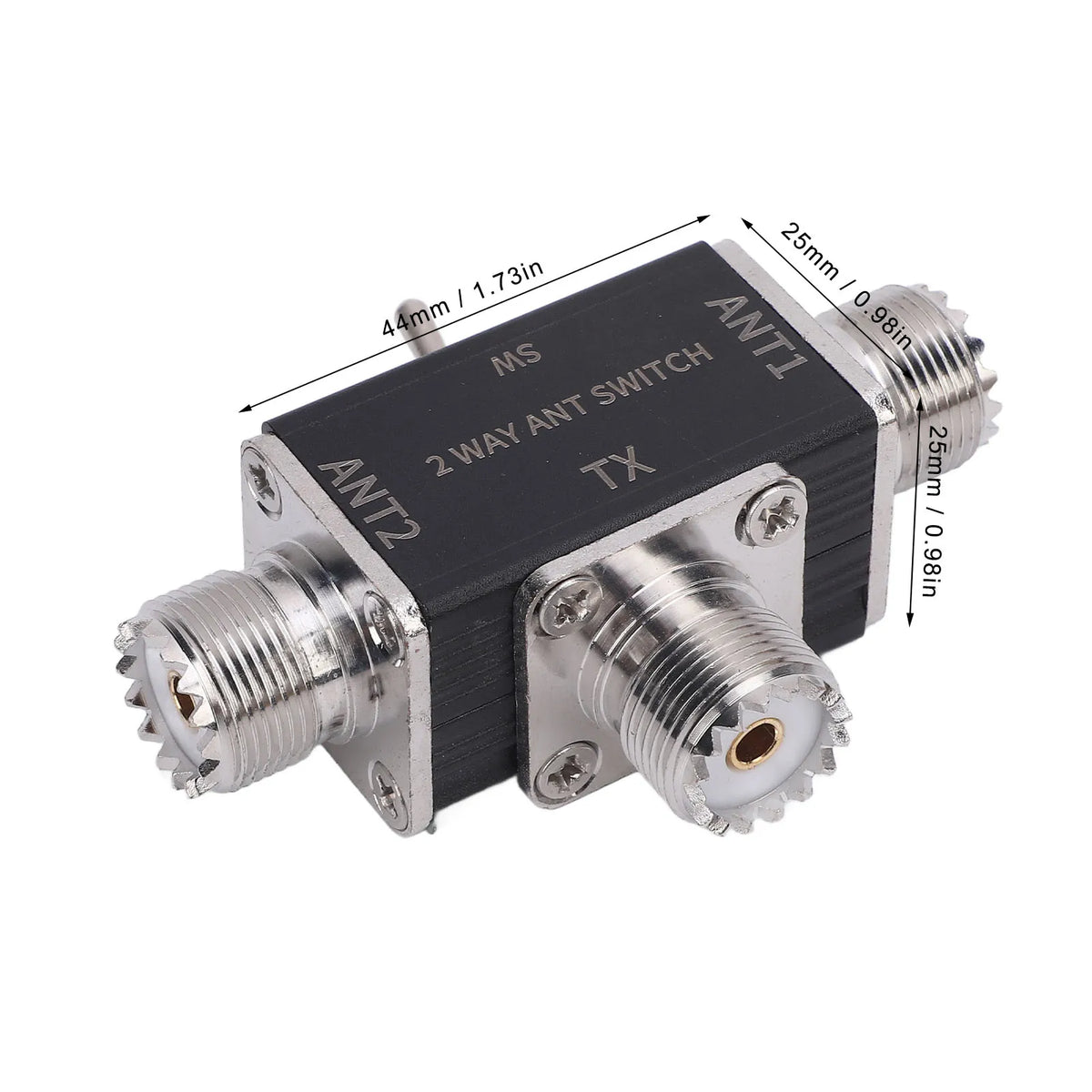 Two-Way Manual Antenna Switch with SO239 Ports