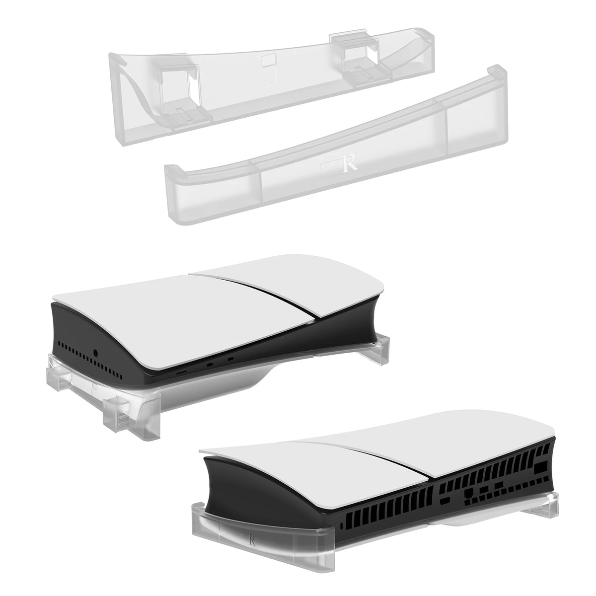Holder For Ps5 slim Host Horizontal Display Stand For Ps 5 slim Console Host Display transparently Holder  Accessories