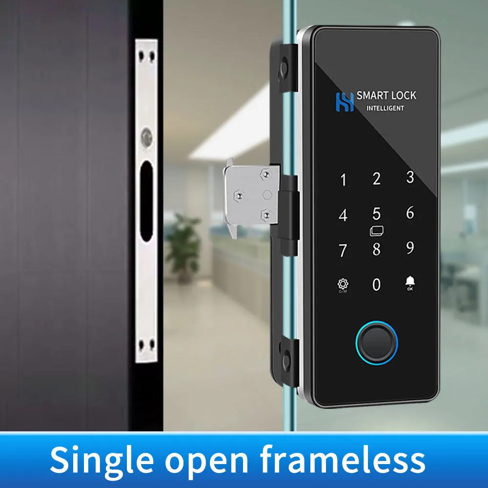 Bluetooth-tasted Lock til glas- eller rammede døre