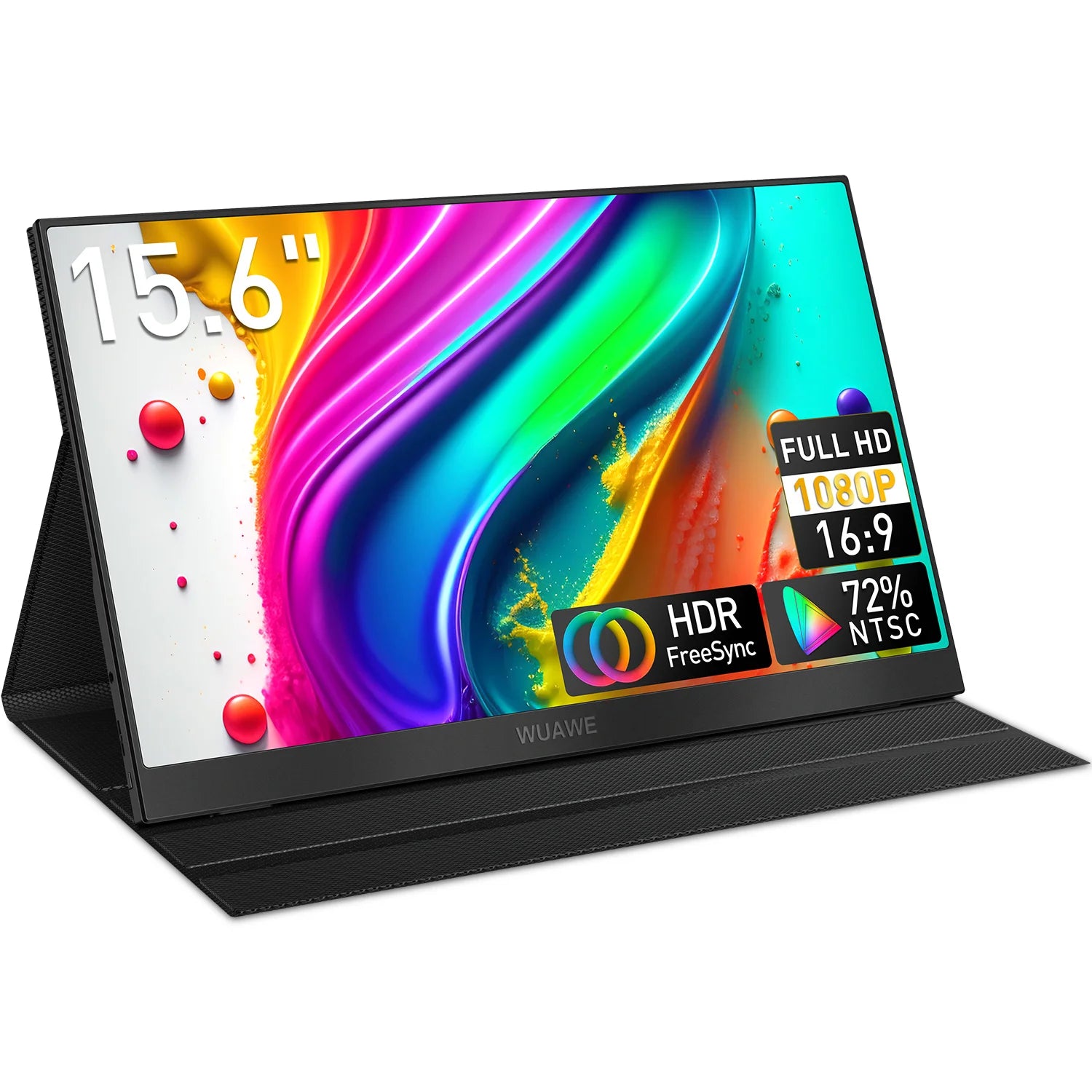 Monitor Portátil 15,6 Polegadas 1080P USB-C HDMI Ecrã Externo