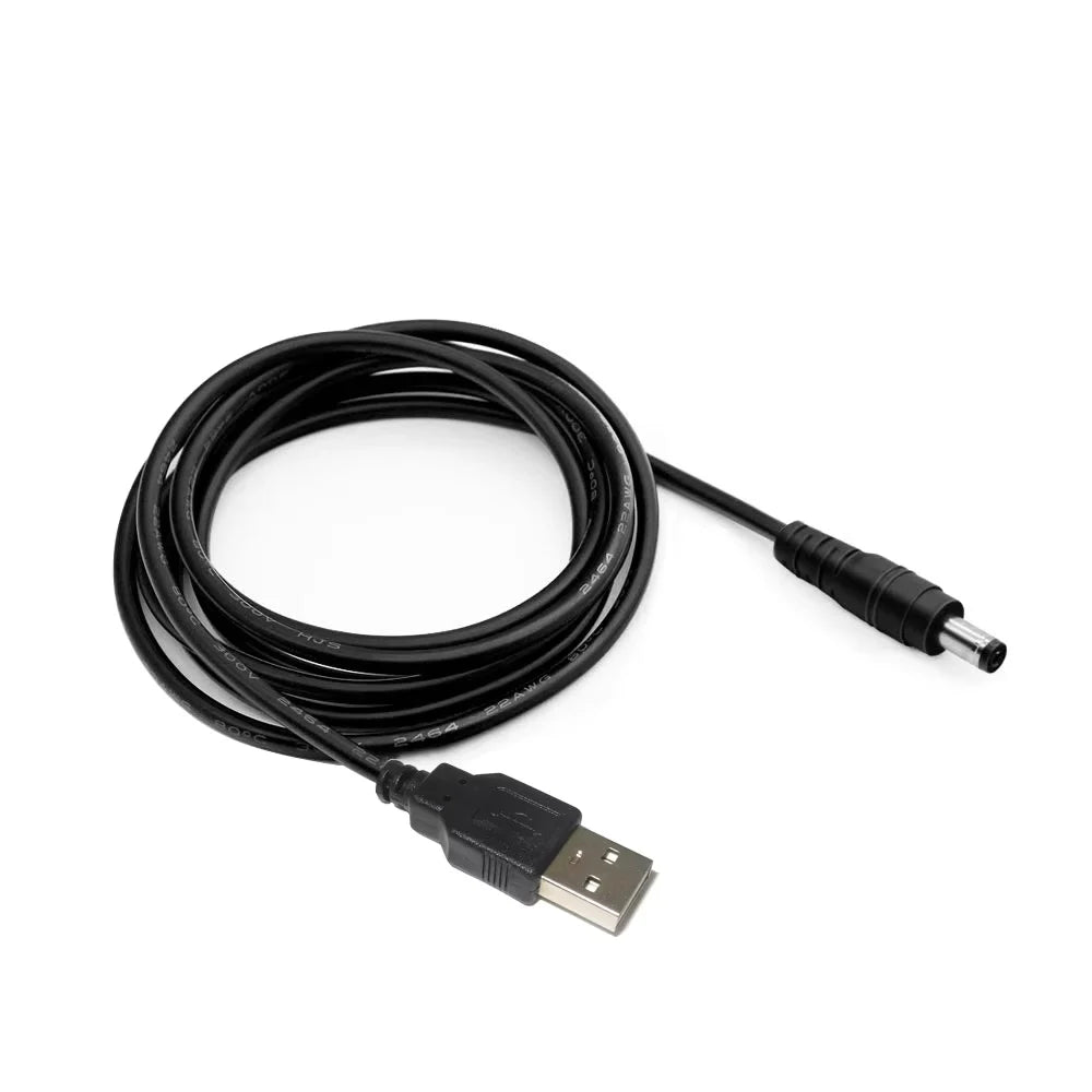كابل طاقة USB إلى DC 5V مع أطراف توصيل