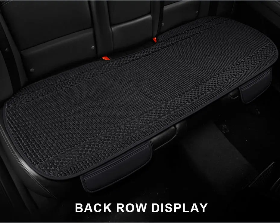 SEAMETAL Breathable Car Seat Cover Ice Silk Cooling Seat Cushion Anti Scratch Auto Chair Protector Universal for 5-Seat Car