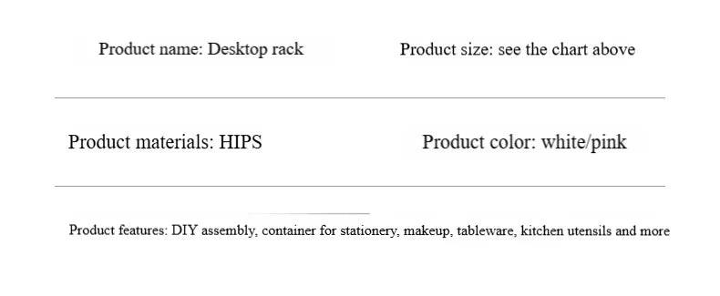 Desktop Storage Organiser - Tier Options