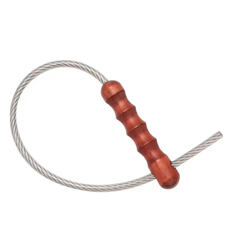 Wood Handle Emergency Whip with Glass Breaker