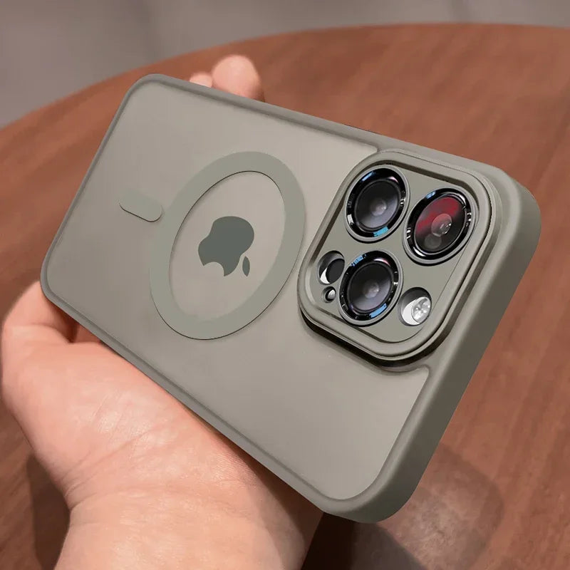 Magnetic Matte Phone Case for Selected iPhone Models
