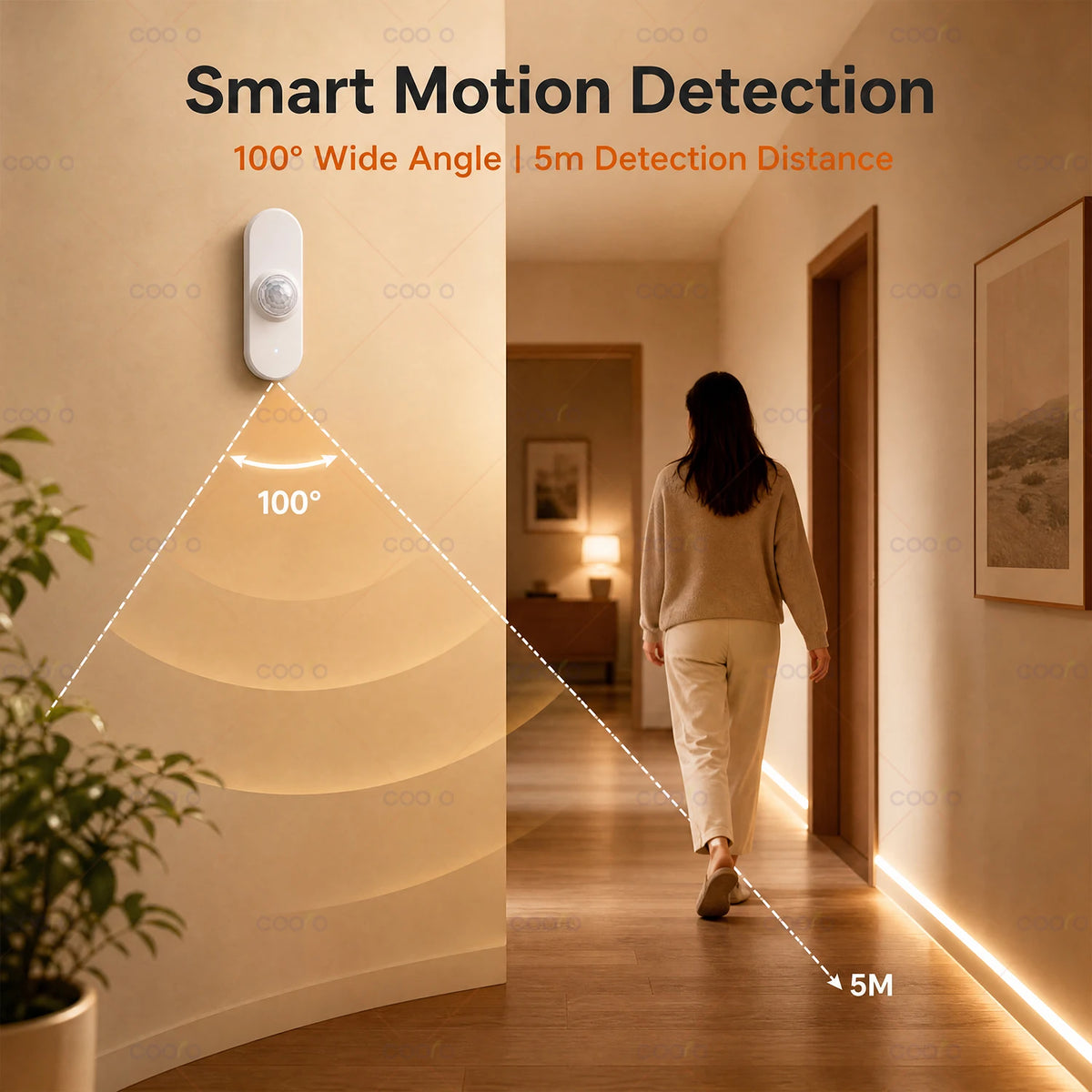 Tuya WiFi Motion Sensor with Optional Climate Readings