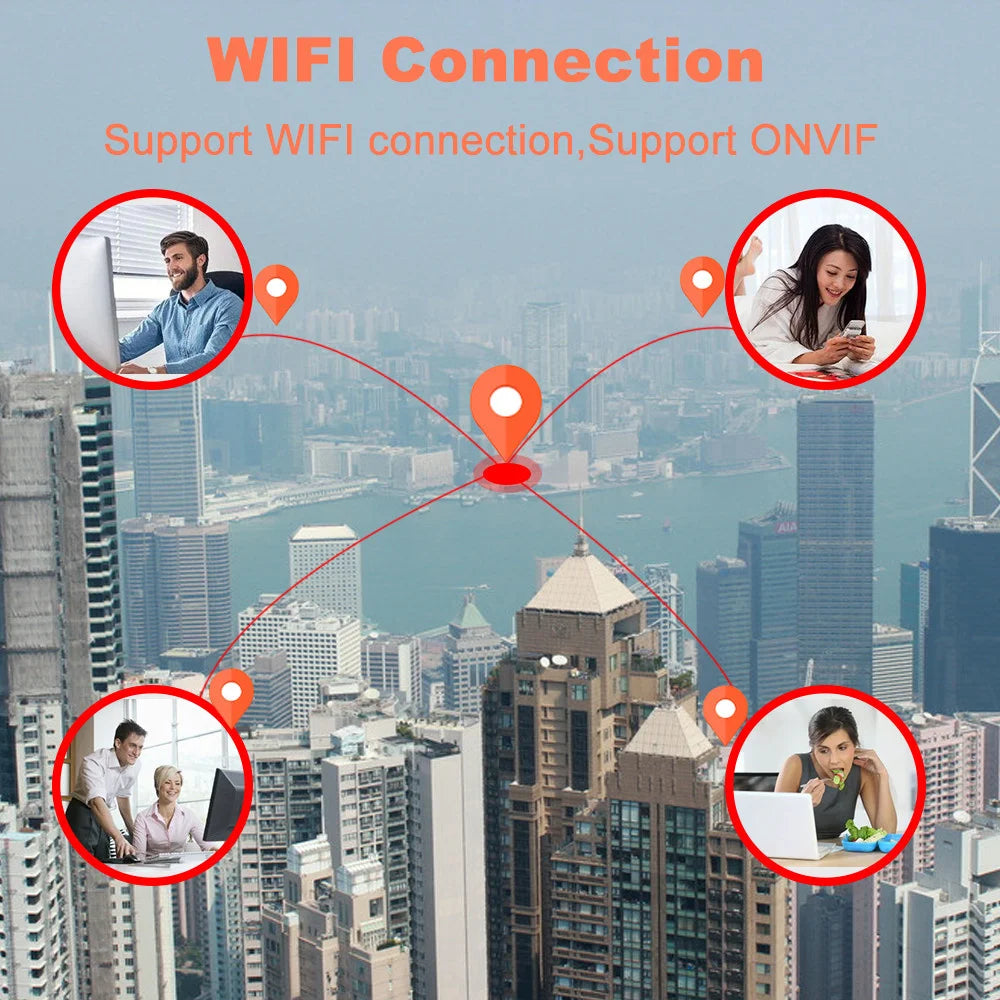 Mini 5mp Wifi Camera 5MP HD P2P Size 18mm Audio Wireless IP Camera Module PCB SD Card Slot for Home CCTV Camera System Hieasy