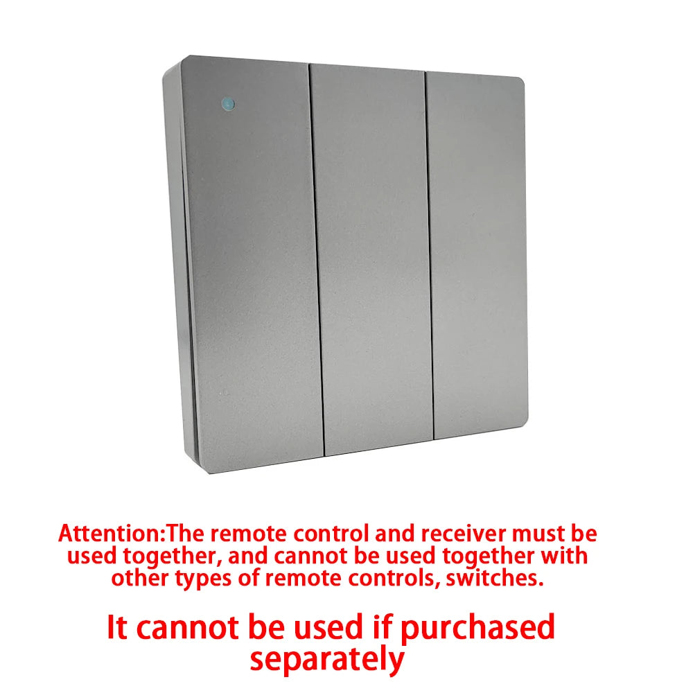 Self-Powered Kinetic Wall Switch, IP54, 95-260 V Receiver