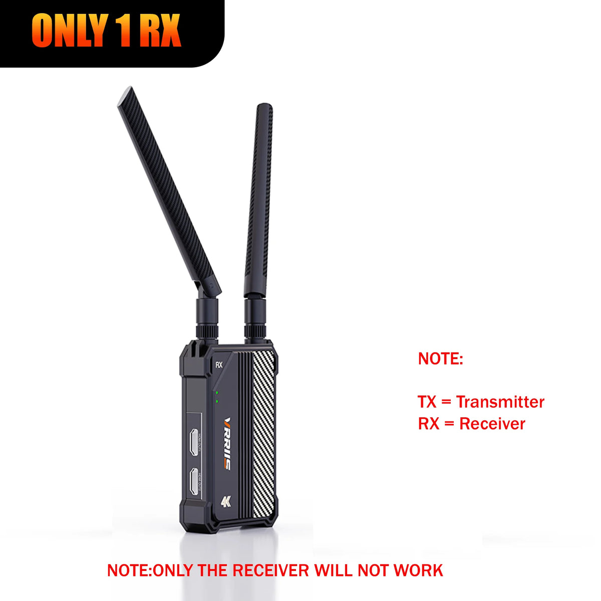 4K Wireless HDMI Transmitter and Receiver 5G Dual Band 350m Extender Kit