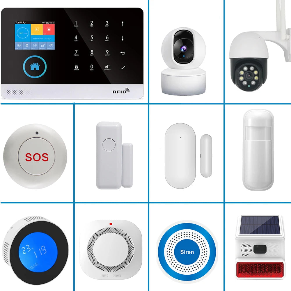 PGST intelligent alarm device, 433MHZ anti robot terminal detector, intelligent life control, human body detector, smoke alarm 