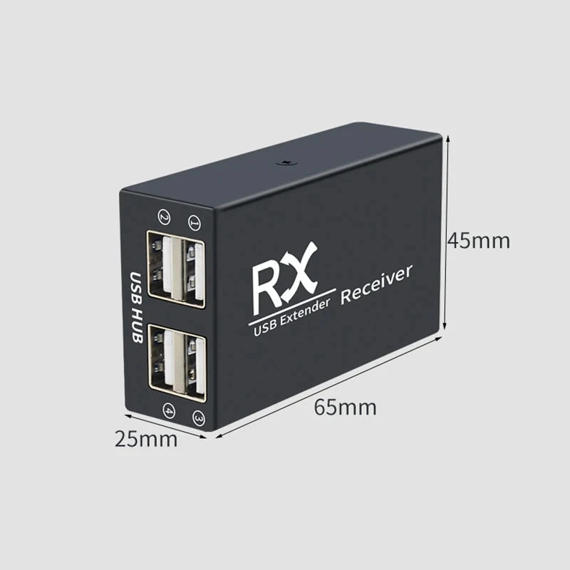 Extenseur USB 1.1 à quatre ports sur CAT6