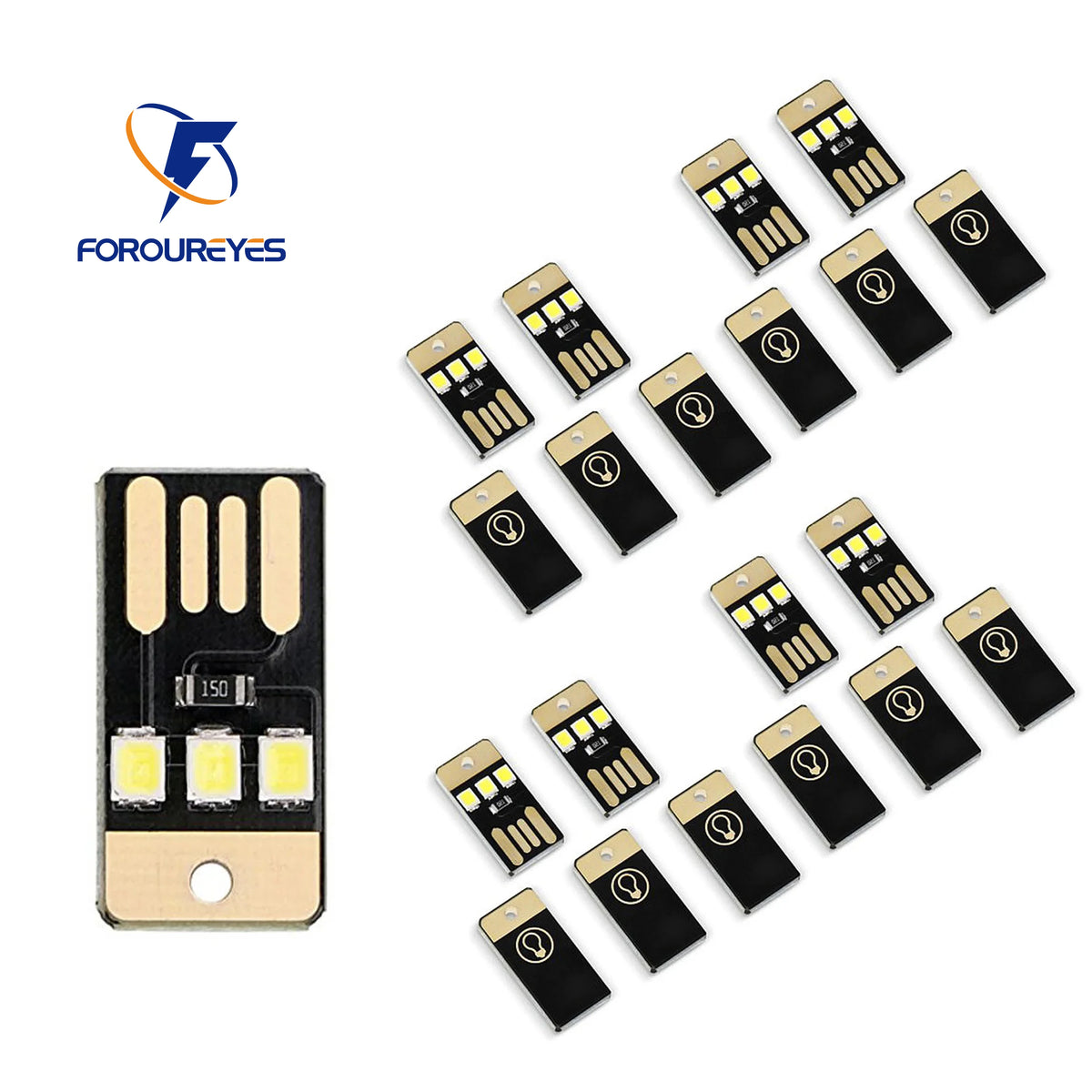 Mini USB LED-lys - 20-Pak