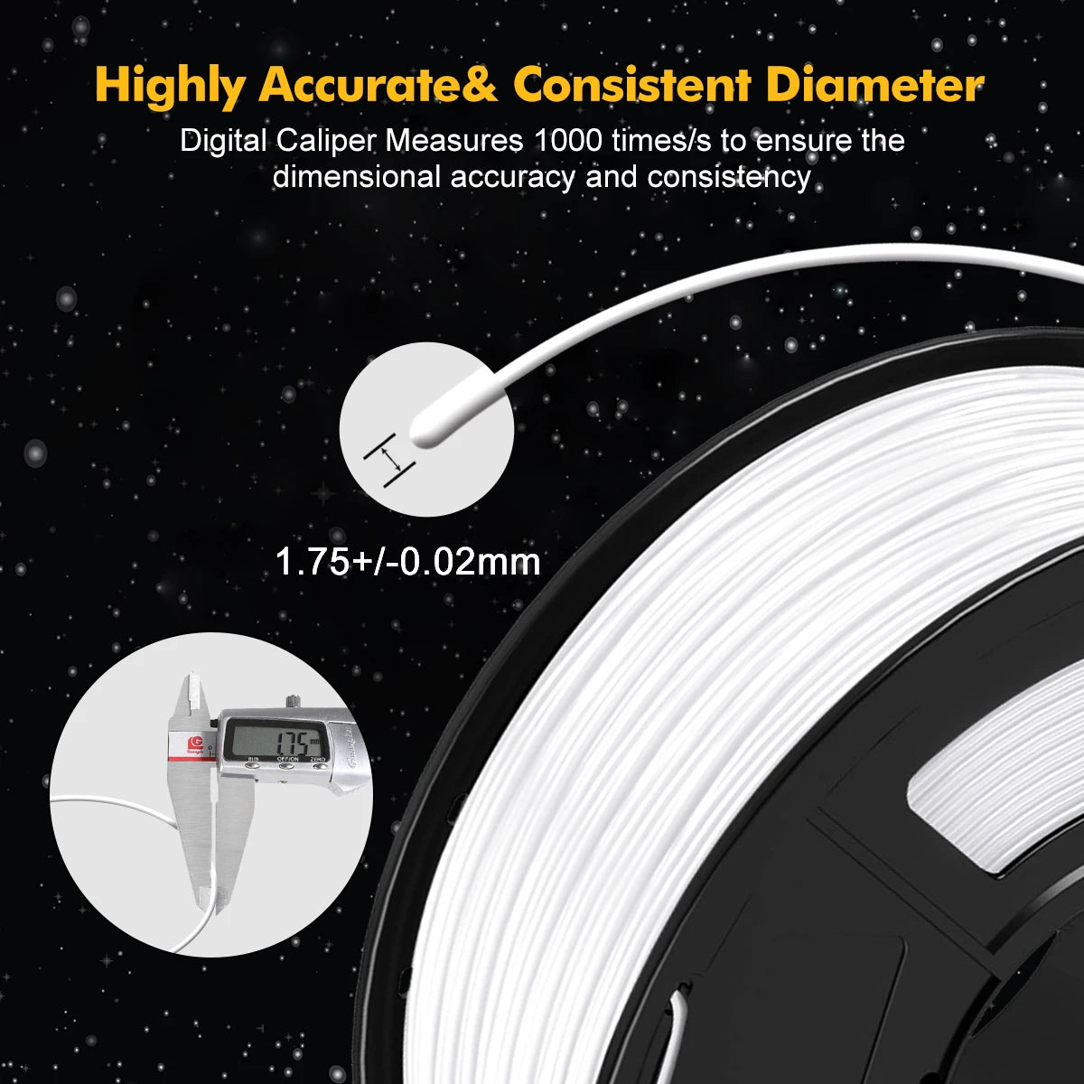 SUNLU PETG 3D Filament 1KG (3 Rolls) 1.75mm