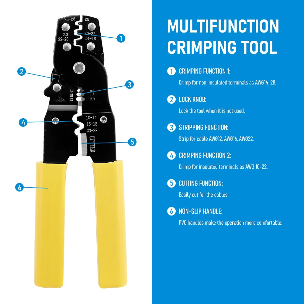 Wire Crimping or Stripping Tool