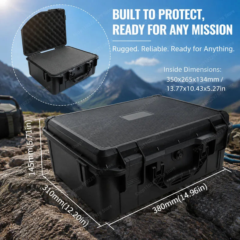 Foam-Lined Hard Storage Case