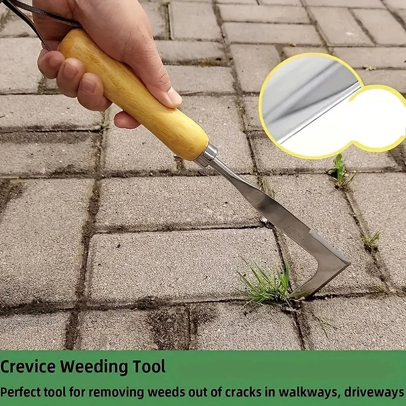 L-Shaped Garden Crevice Weeding Tool