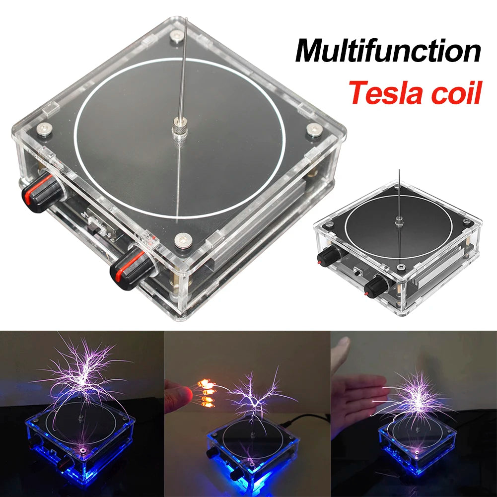 Tesla Coil Speaker with Bluetooth Music and Artificial Spark