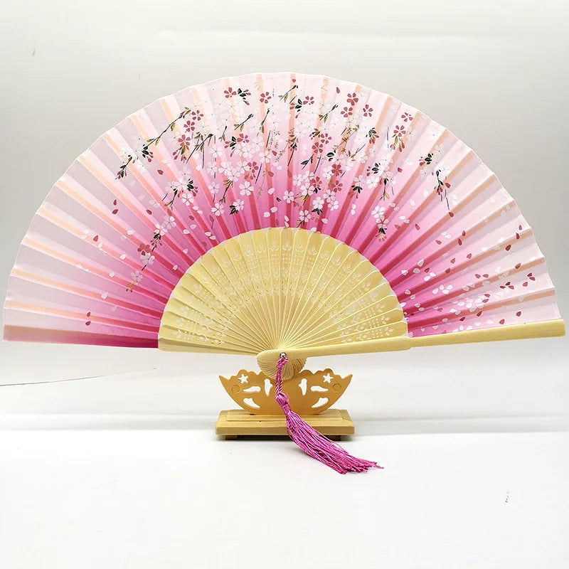 Folding Bamboo Hand Fan in Chinese Style