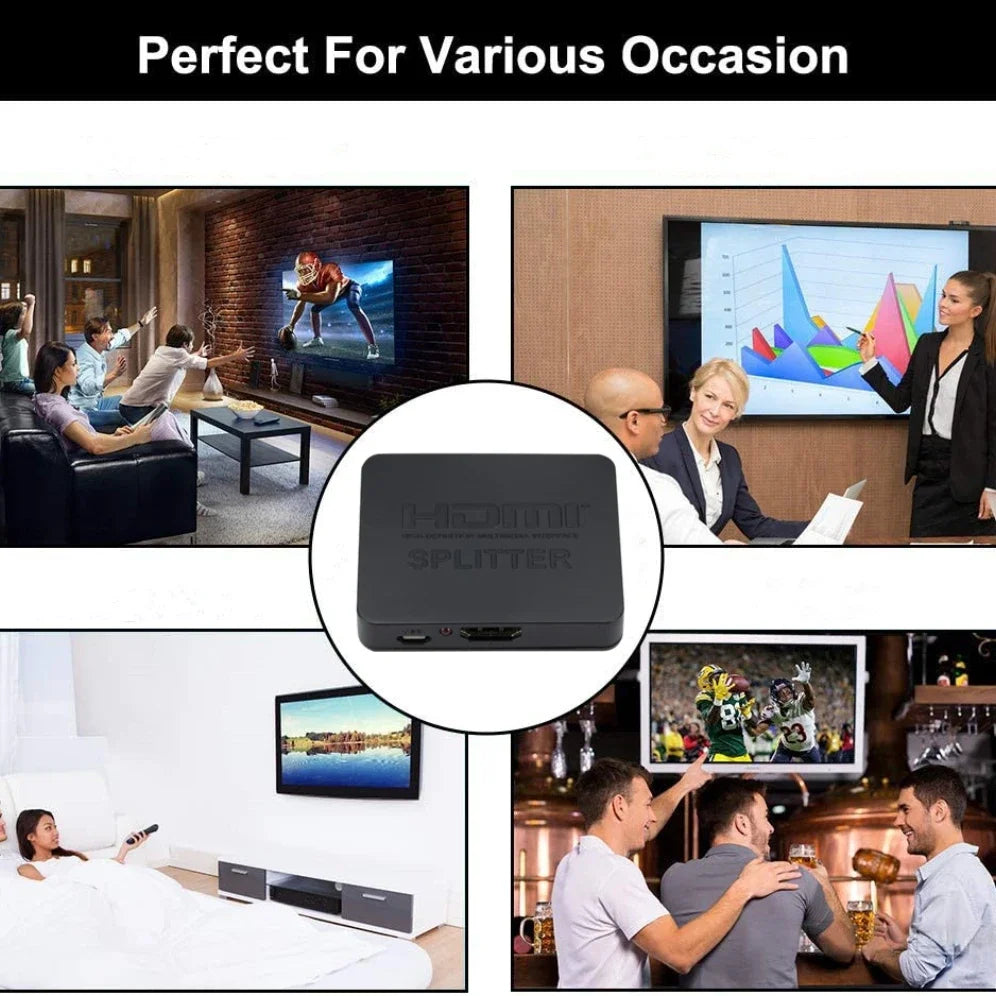 HDMI-Splitter – 1 Eingang und 2 Ausgänge