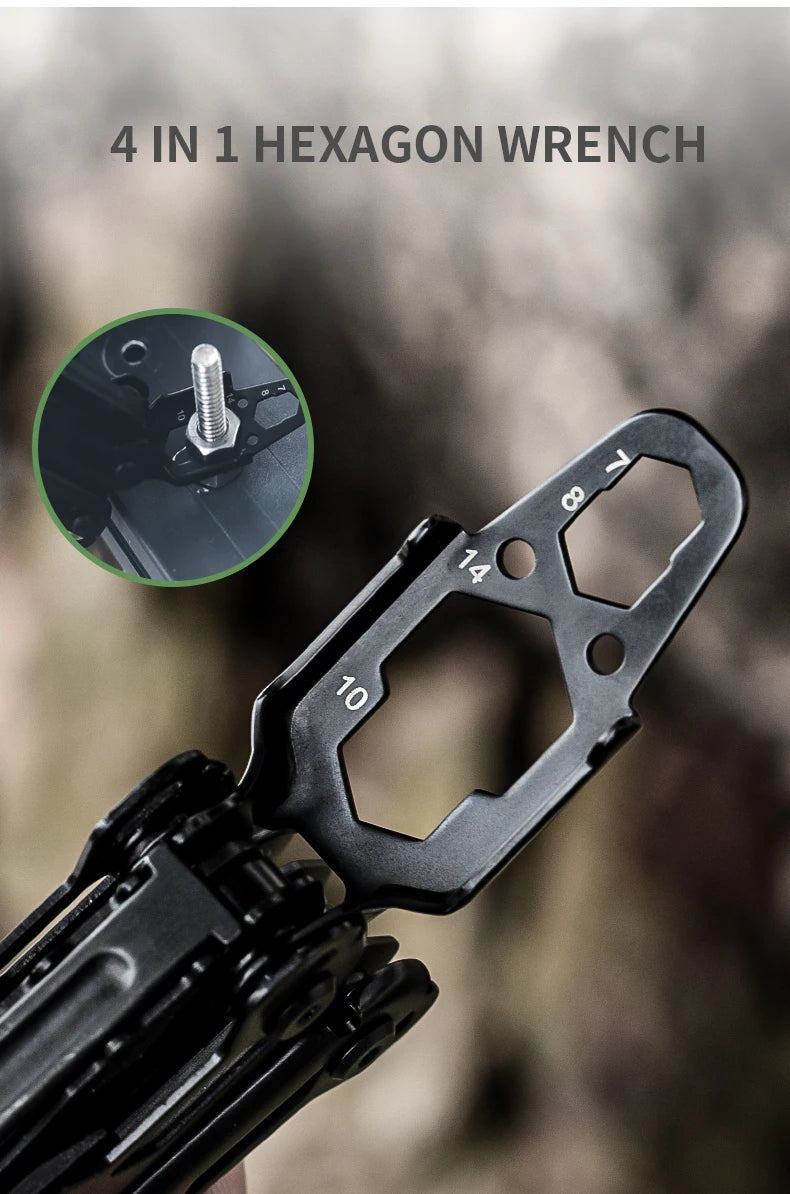 Folding Stainless-Steel Pliers Multitool