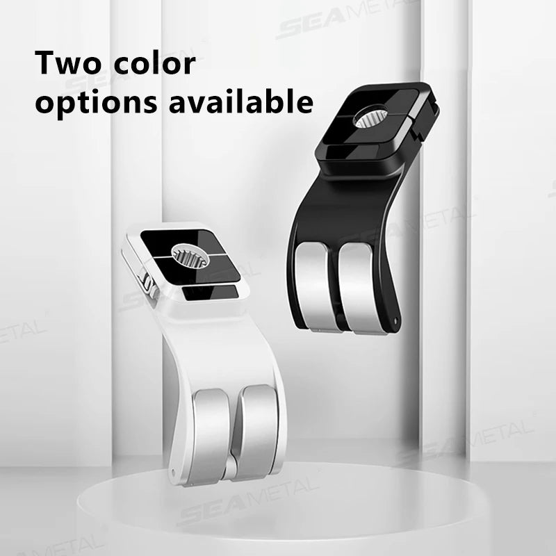 SEAMETAL Car Headrest Hook 25KG Large Load-Bearing Car Rear Seat Hanging Hook Foldable Design Universal Stable Seat Back Hanger