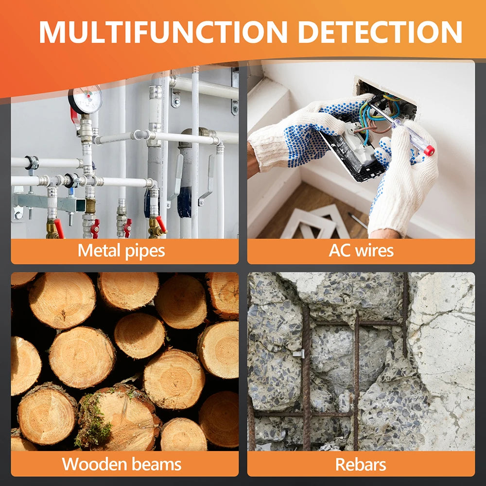 Handheld Wall Metal and Live-Wire Scanner