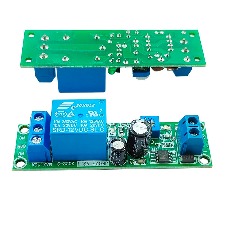 DC Power-On Delay Relay Module, 5/12/24V Options