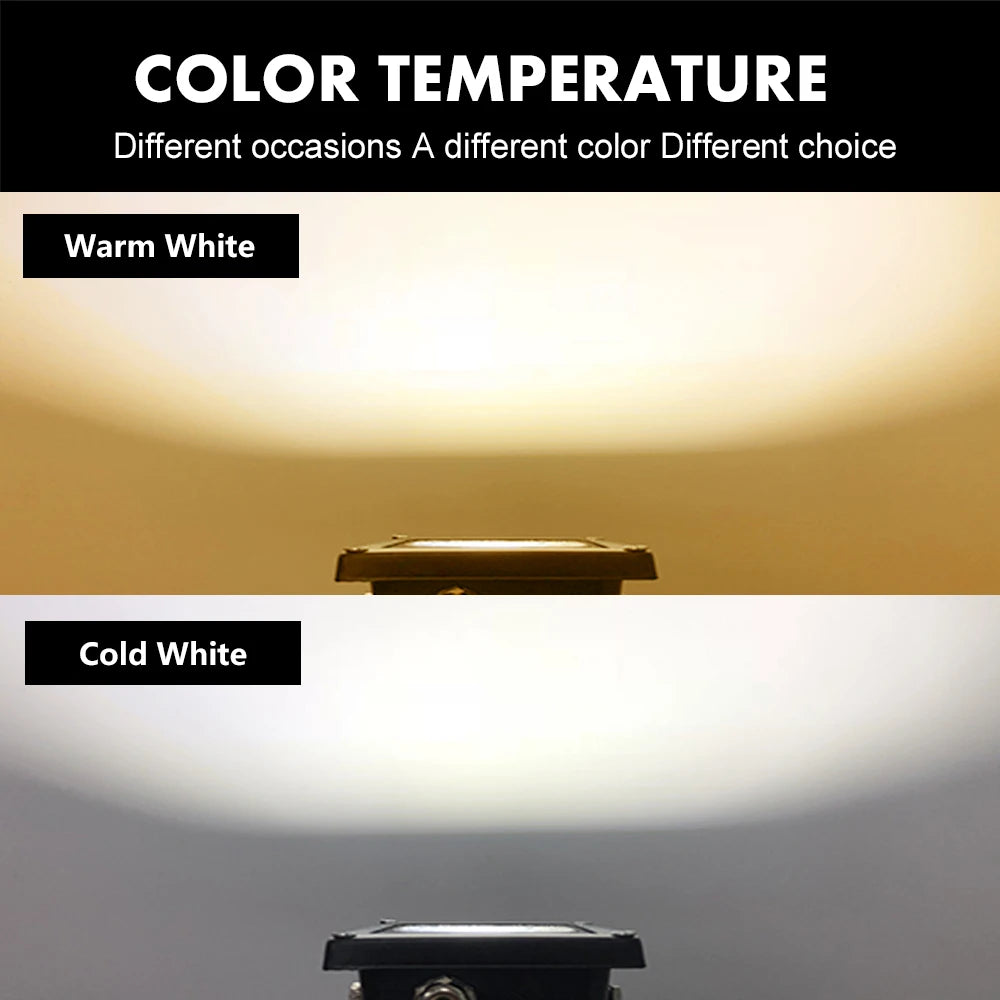 LED Floodlight, 10W–50W, Standard or Motion Sensor Options