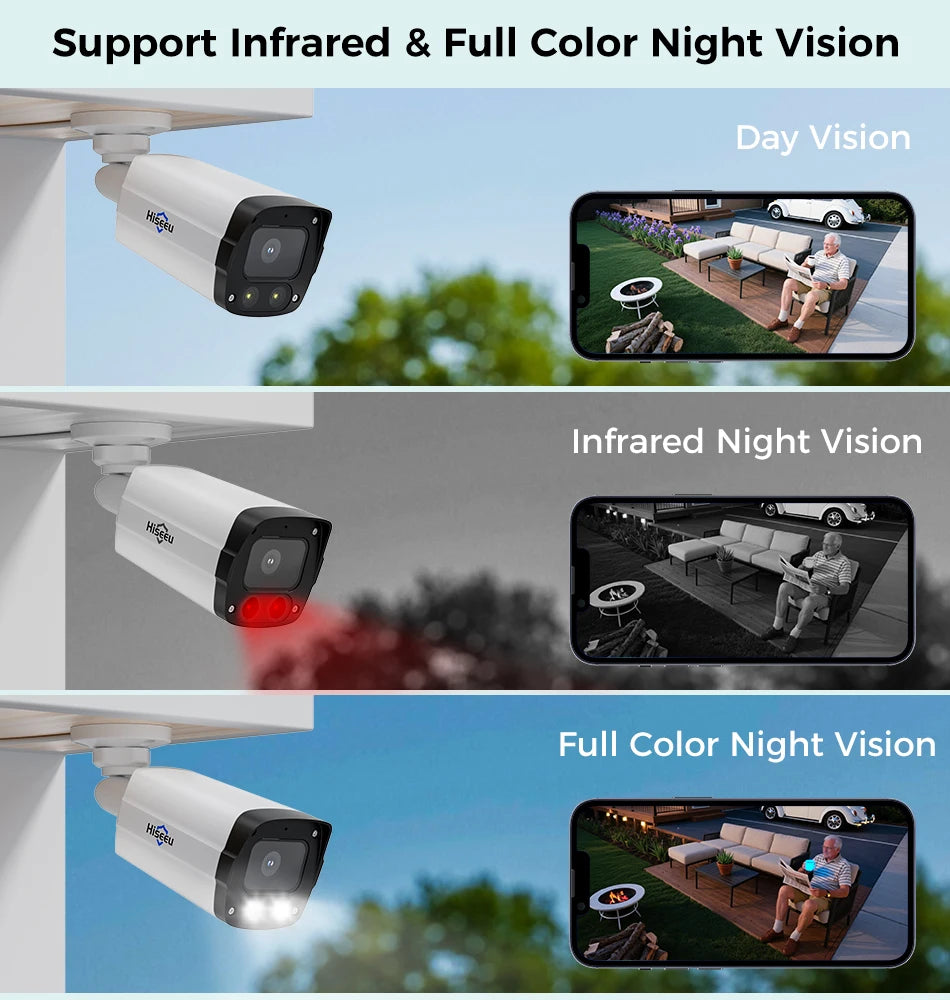 12MP POE IP Security Camera with Vehicle Detection