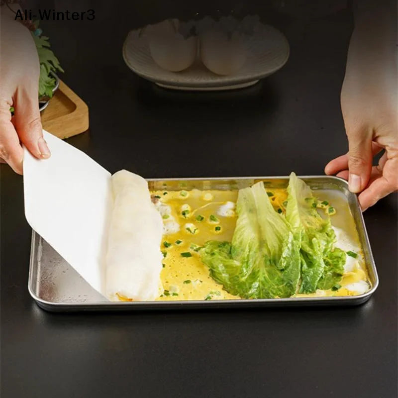 Rectangular Stainless Steel Serving Tray for Buffet and Home