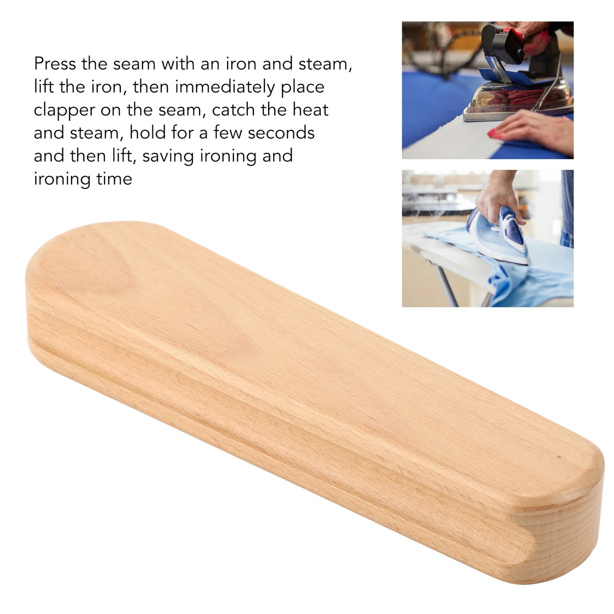 Beech Wood Tailor's Clapper