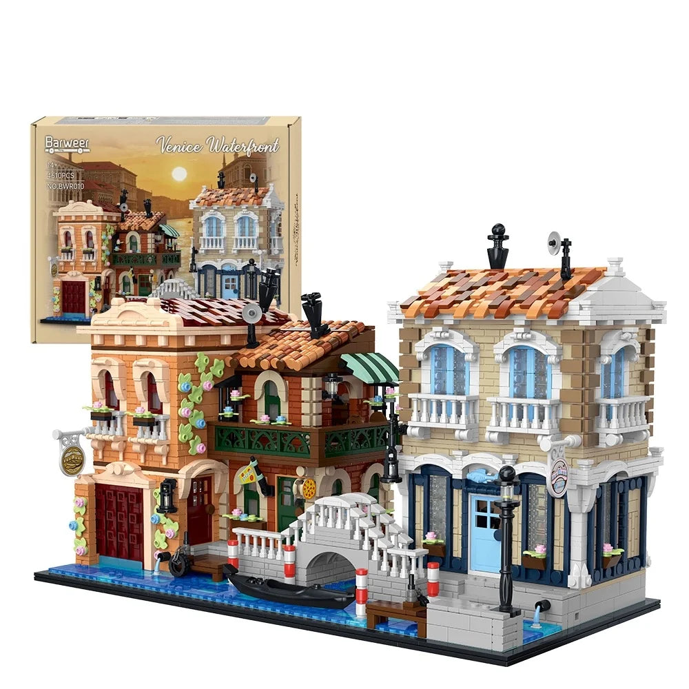 Venice Waterfront LED Brick Model Kit, 4610 Pieces