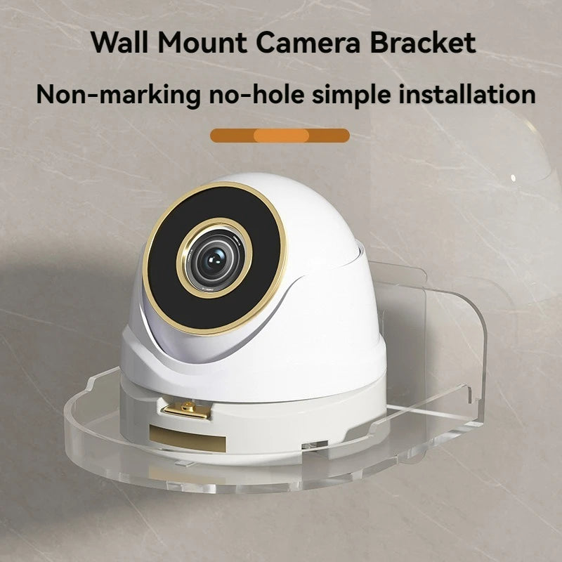 Universal Non-Drilling Wall Mount for CCTV Camera - Durable and Space-Saving Storage Holder 