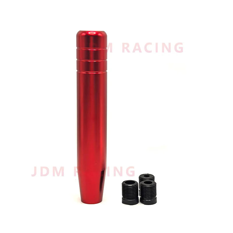 Universal Auto 13cm 18cm Length Manual Car Gear Shift Knob Aluminum Gear Shift Knob Racing Car Shift Gear Knob With 3 Adapters