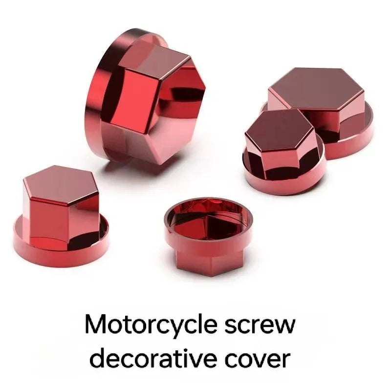 Universal Motorcycle Screw Decorative Cover Prevent Screws from Rusting Beautify Motorcycles Multicolor Screw Cap 