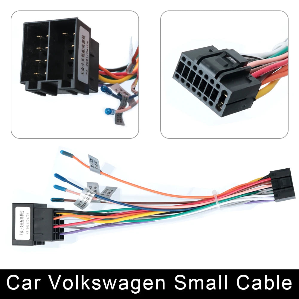 Câble ISO pour autoradio Android, accessoires pour écran 2DIN, stéréo Suzuki Kia VW Hyundai Honda Toyota Nissan Mitsubish, Ford Outlander