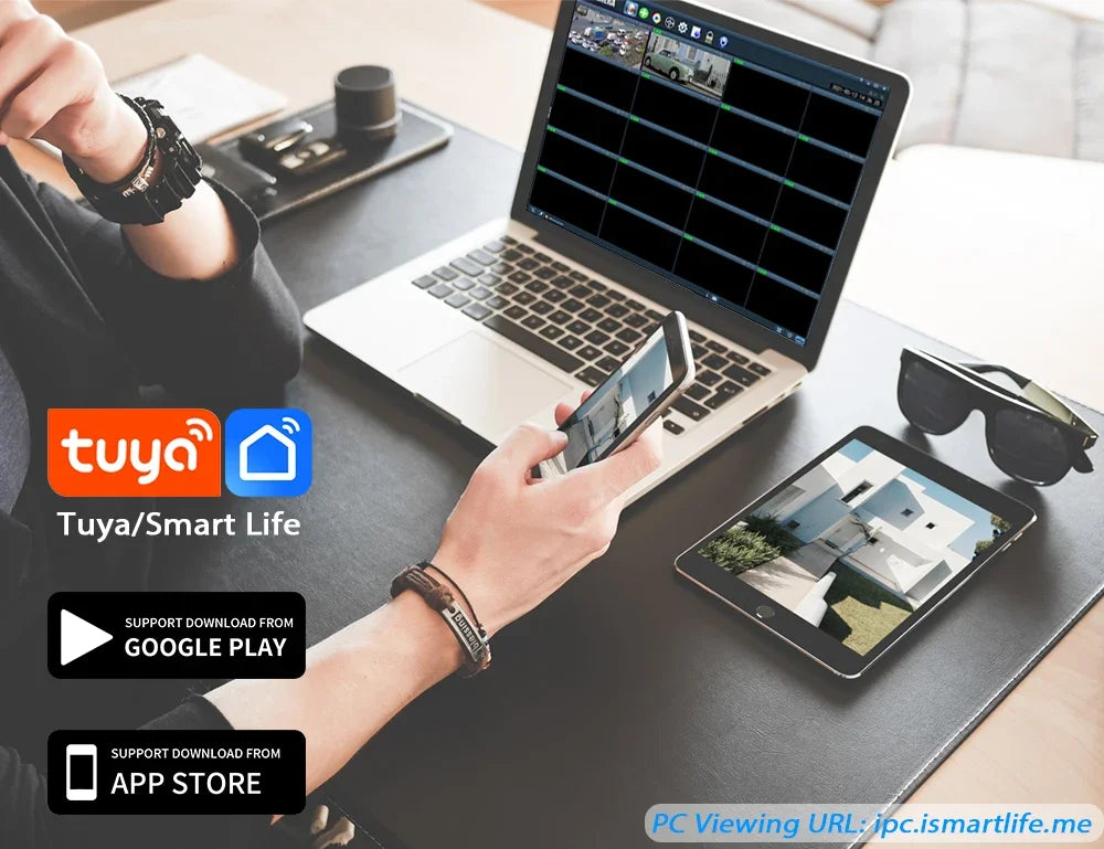 5MP WiFi Indoor Mini Security Camera with Color Night Vision and Two-Way Audio