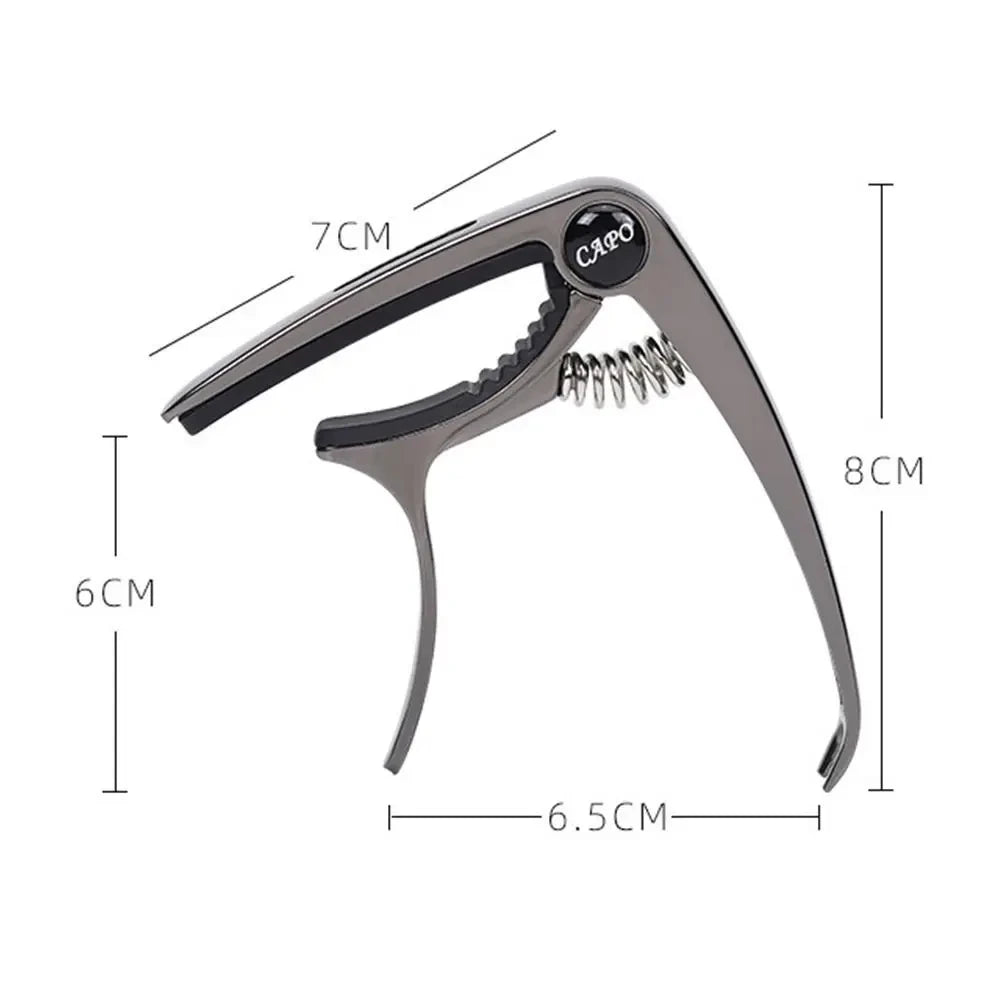 Metal Guitar Capo with Rubber Contacts